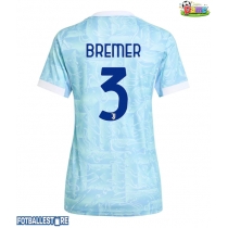 Juventus Gleison Bremer #3 Bortedrakt Dame 2025-26 Kortermet